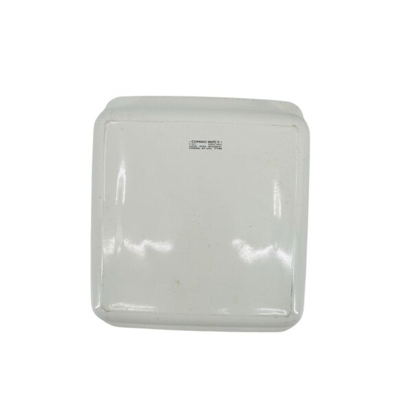 Vintage Corning Ware Square Casserole Dish P-322 Spice of Life L'Echalote 8x8x2 - Picture 5 of 6